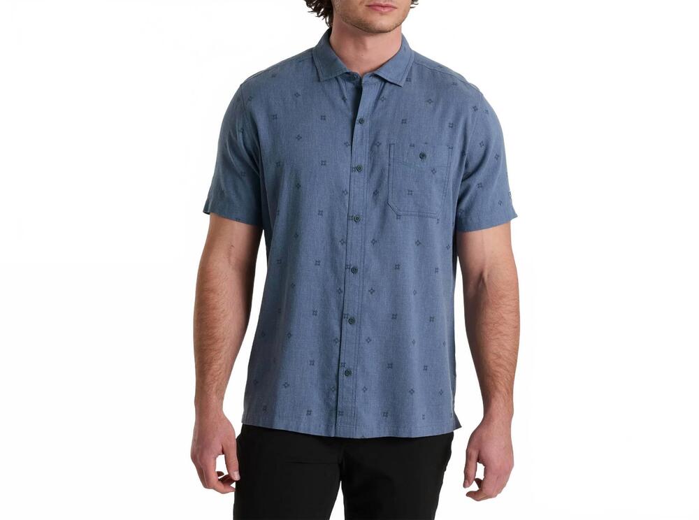 NEW KUHL men's getaway shirt in dusk blue
